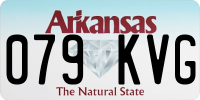 AR license plate 079KVG