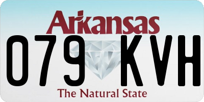 AR license plate 079KVH