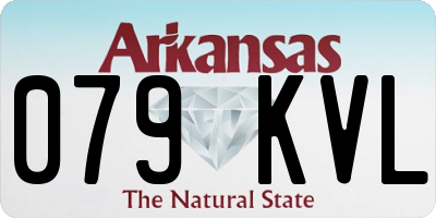 AR license plate 079KVL