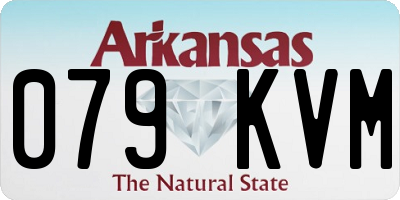 AR license plate 079KVM