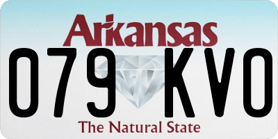AR license plate 079KVO