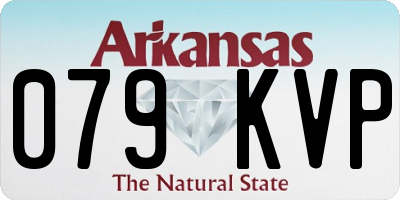AR license plate 079KVP