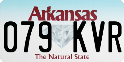 AR license plate 079KVR