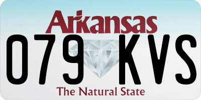 AR license plate 079KVS