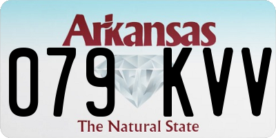 AR license plate 079KVV