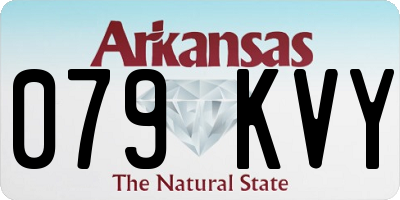 AR license plate 079KVY