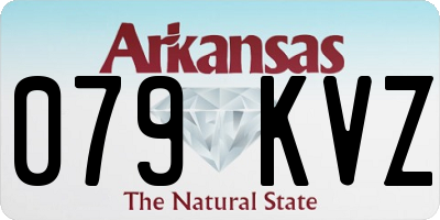 AR license plate 079KVZ