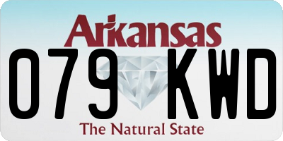 AR license plate 079KWD