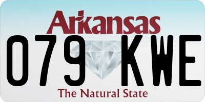 AR license plate 079KWE