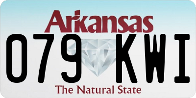 AR license plate 079KWI