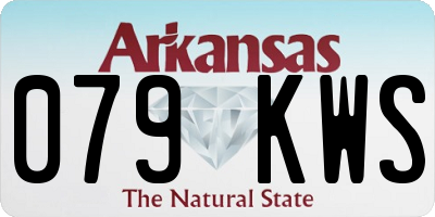 AR license plate 079KWS