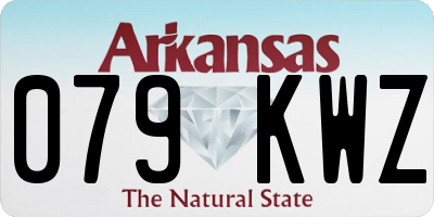 AR license plate 079KWZ