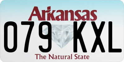 AR license plate 079KXL