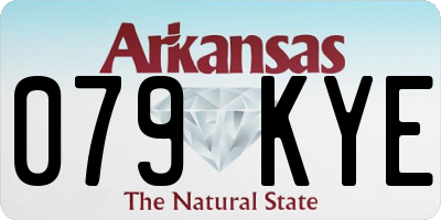 AR license plate 079KYE