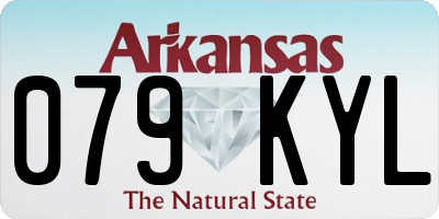 AR license plate 079KYL