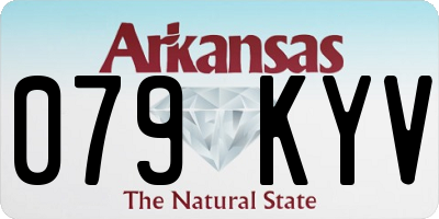 AR license plate 079KYV