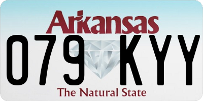 AR license plate 079KYY