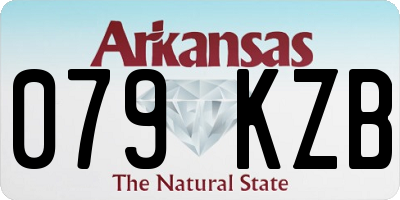 AR license plate 079KZB