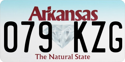 AR license plate 079KZG