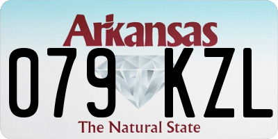 AR license plate 079KZL