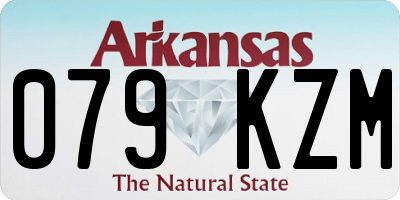 AR license plate 079KZM