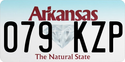 AR license plate 079KZP