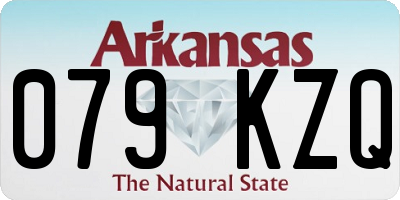 AR license plate 079KZQ