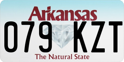 AR license plate 079KZT