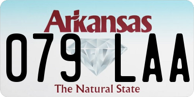 AR license plate 079LAA