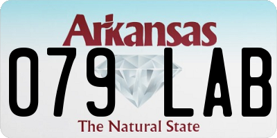 AR license plate 079LAB