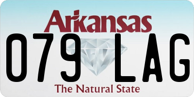 AR license plate 079LAG