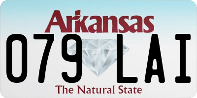 AR license plate 079LAI