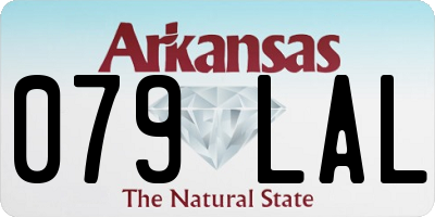 AR license plate 079LAL