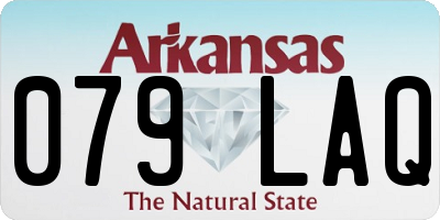 AR license plate 079LAQ
