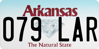 AR license plate 079LAR