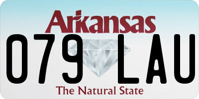 AR license plate 079LAU