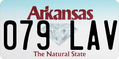 AR license plate 079LAV