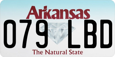 AR license plate 079LBD