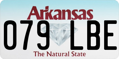 AR license plate 079LBE