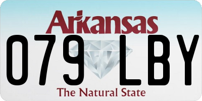 AR license plate 079LBY