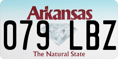 AR license plate 079LBZ
