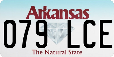 AR license plate 079LCE