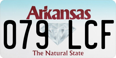 AR license plate 079LCF