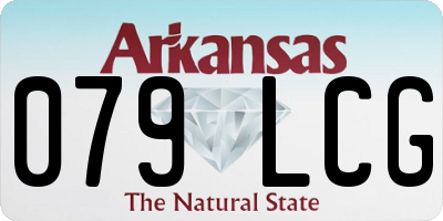AR license plate 079LCG