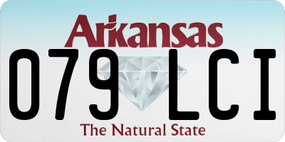 AR license plate 079LCI