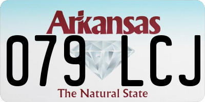 AR license plate 079LCJ