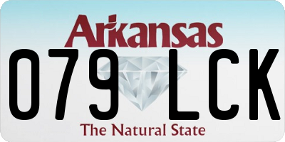 AR license plate 079LCK
