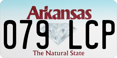 AR license plate 079LCP