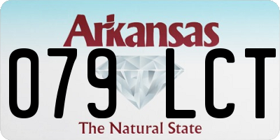AR license plate 079LCT