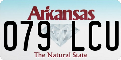AR license plate 079LCU